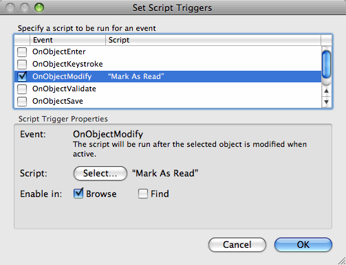 Script trigger for the Chatting with ... drop down menu.